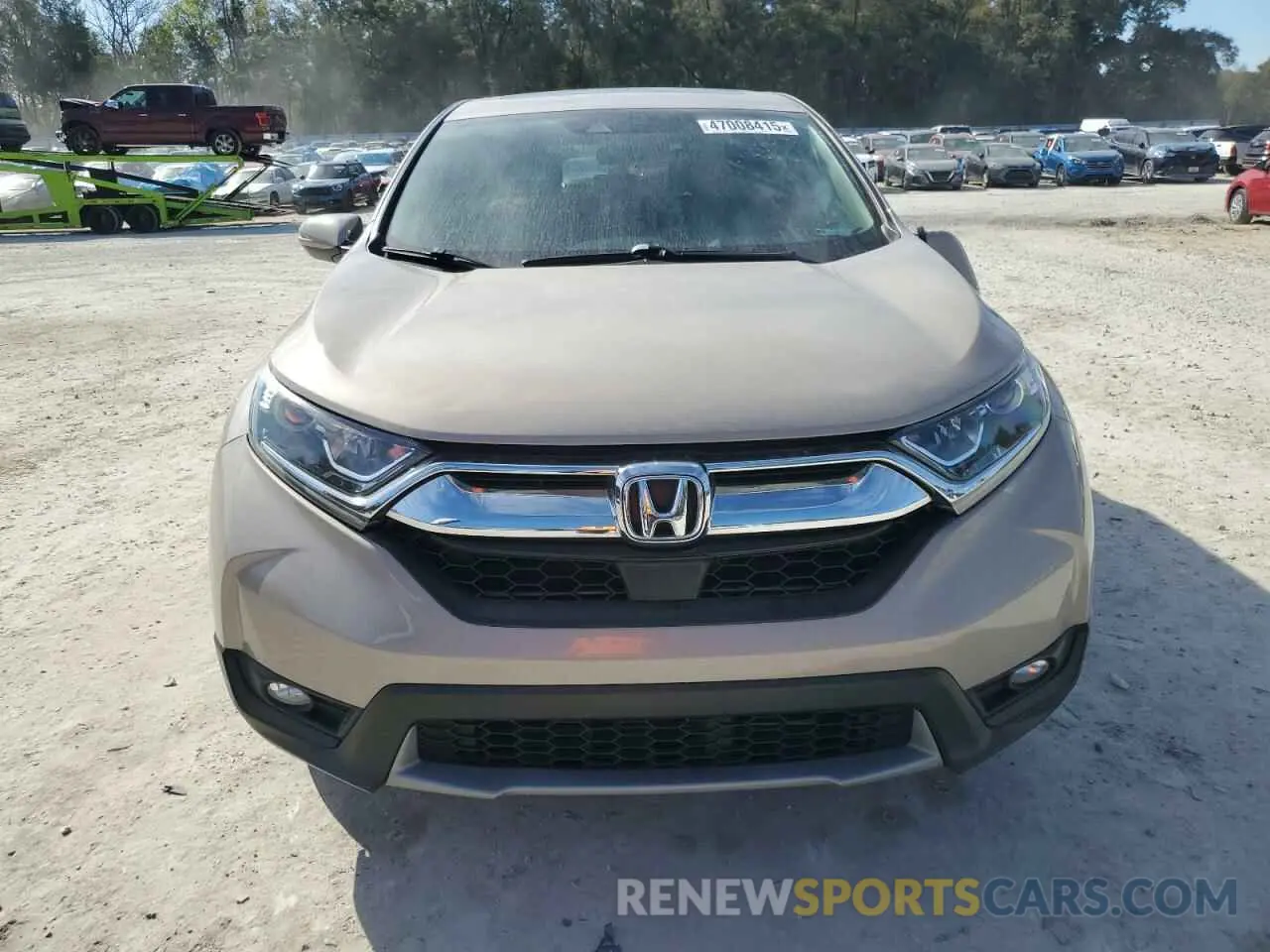 5 Photograph of a damaged car 2HKRW1H58KH501848 HONDA CRV 2019