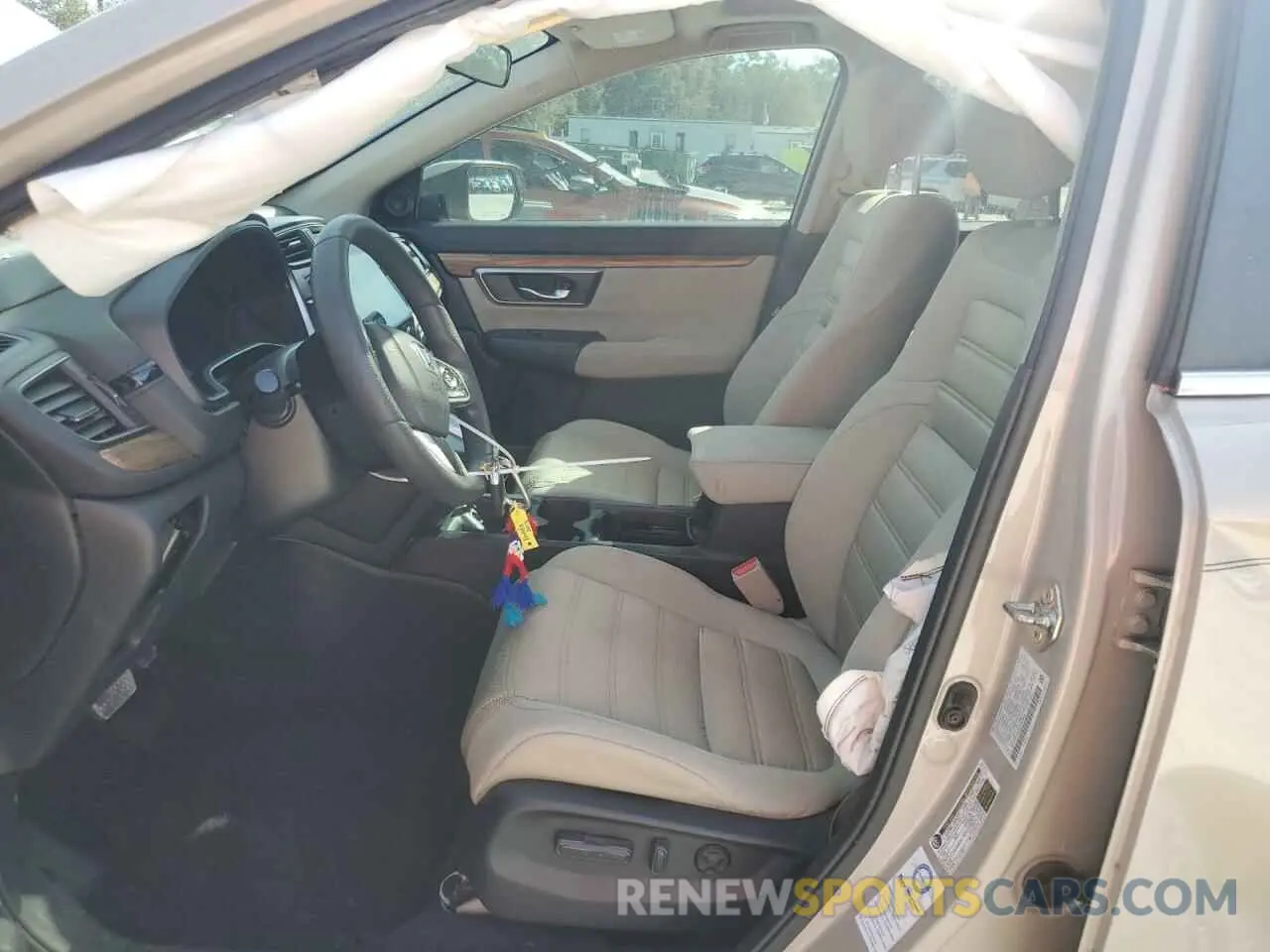 7 Photograph of a damaged car 2HKRW1H58KH501848 HONDA CRV 2019