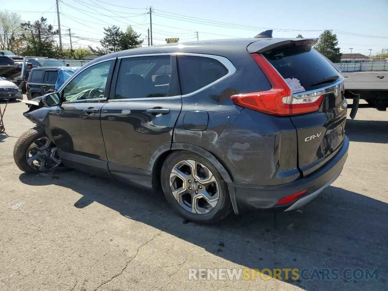 2 Photograph of a damaged car 2HKRW1H59KH505763 HONDA CRV 2019
