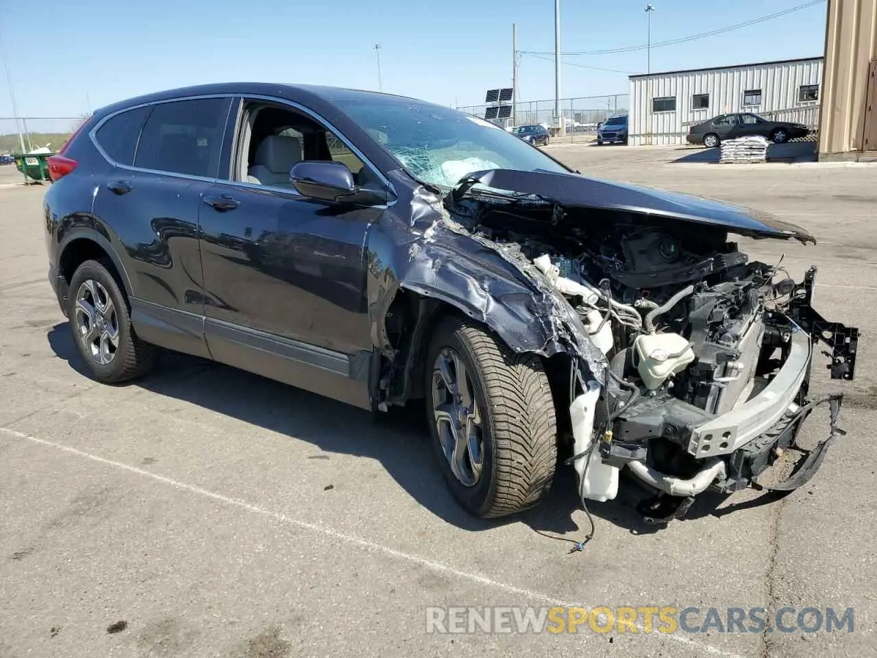 4 Photograph of a damaged car 2HKRW1H59KH505763 HONDA CRV 2019