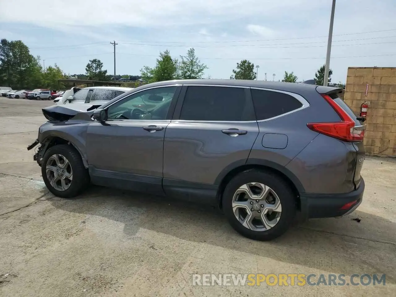 2 Photograph of a damaged car 2HKRW1H80KH507136 HONDA CRV 2019