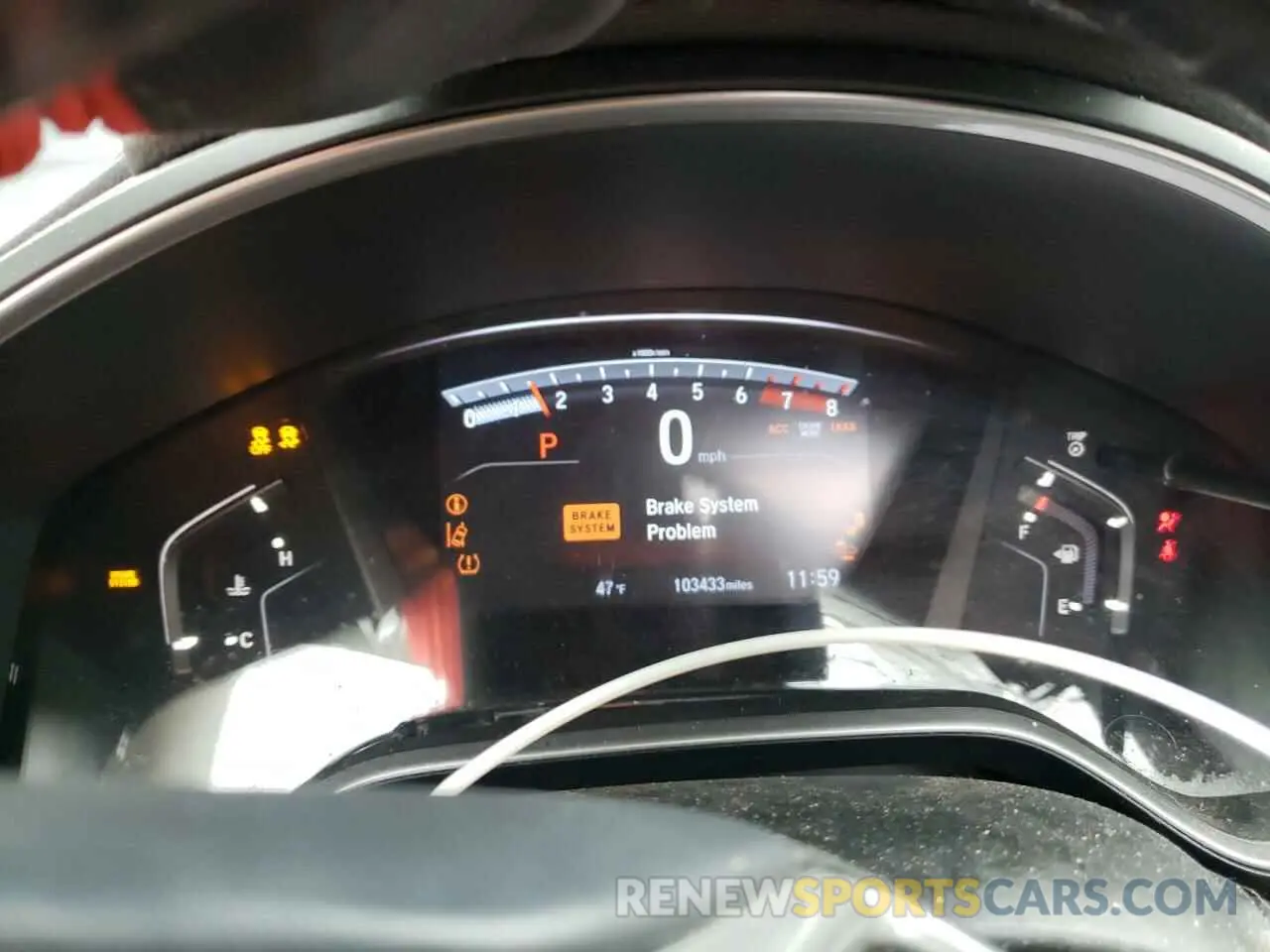 9 Photograph of a damaged car 2HKRW1H83KH503274 HONDA CRV 2019