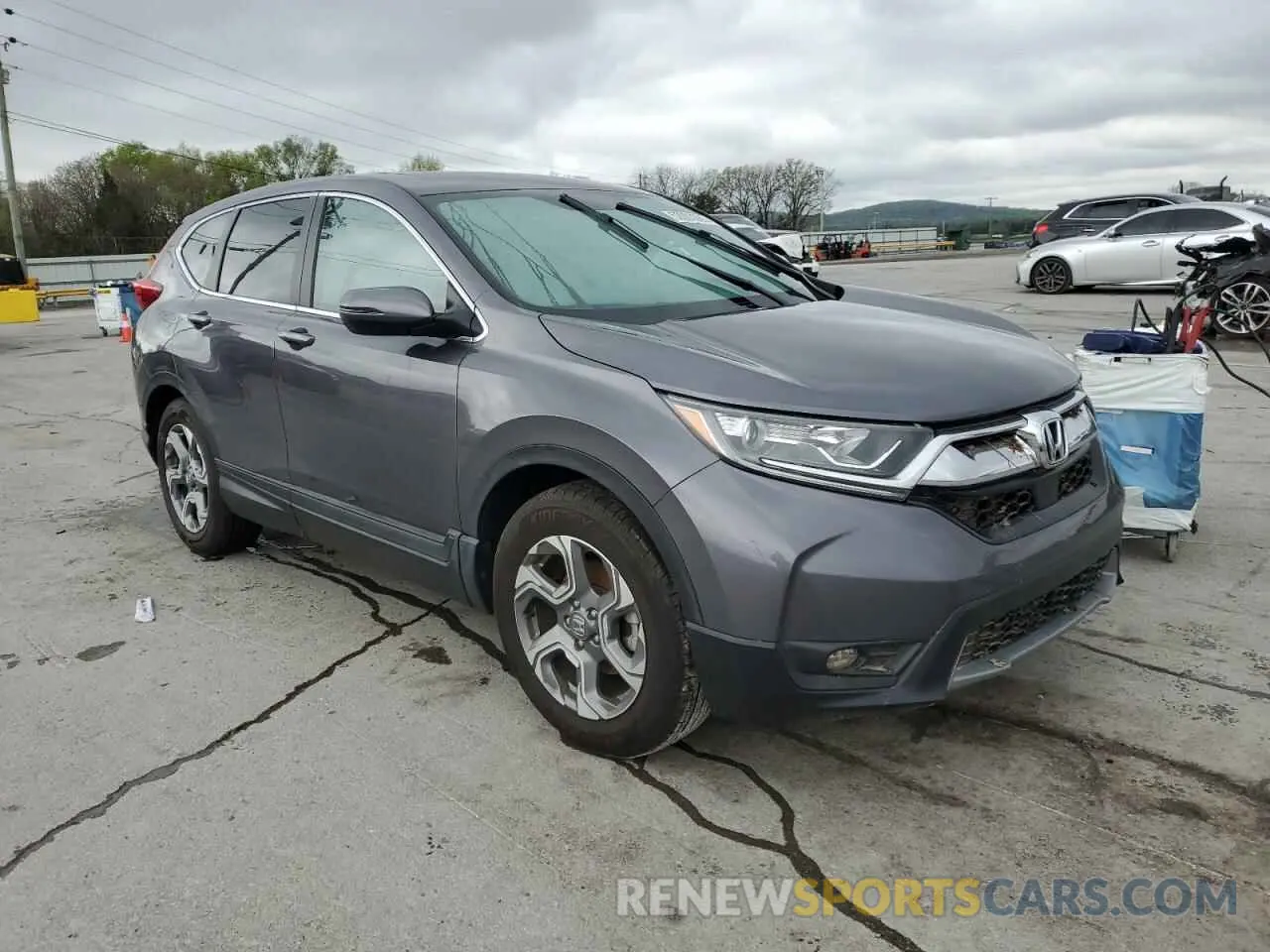 4 Photograph of a damaged car 2HKRW1H88KH509359 HONDA CRV 2019