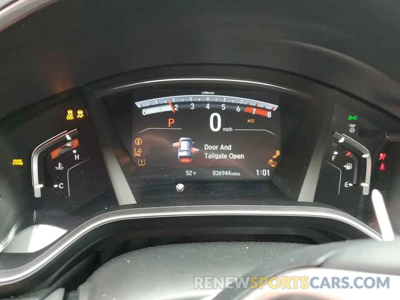 9 Photograph of a damaged car 2HKRW1H88KH509359 HONDA CRV 2019