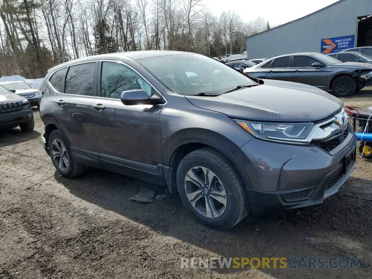 4 Photograph of a damaged car 2HKRW2H20KH135167 HONDA CRV 2019