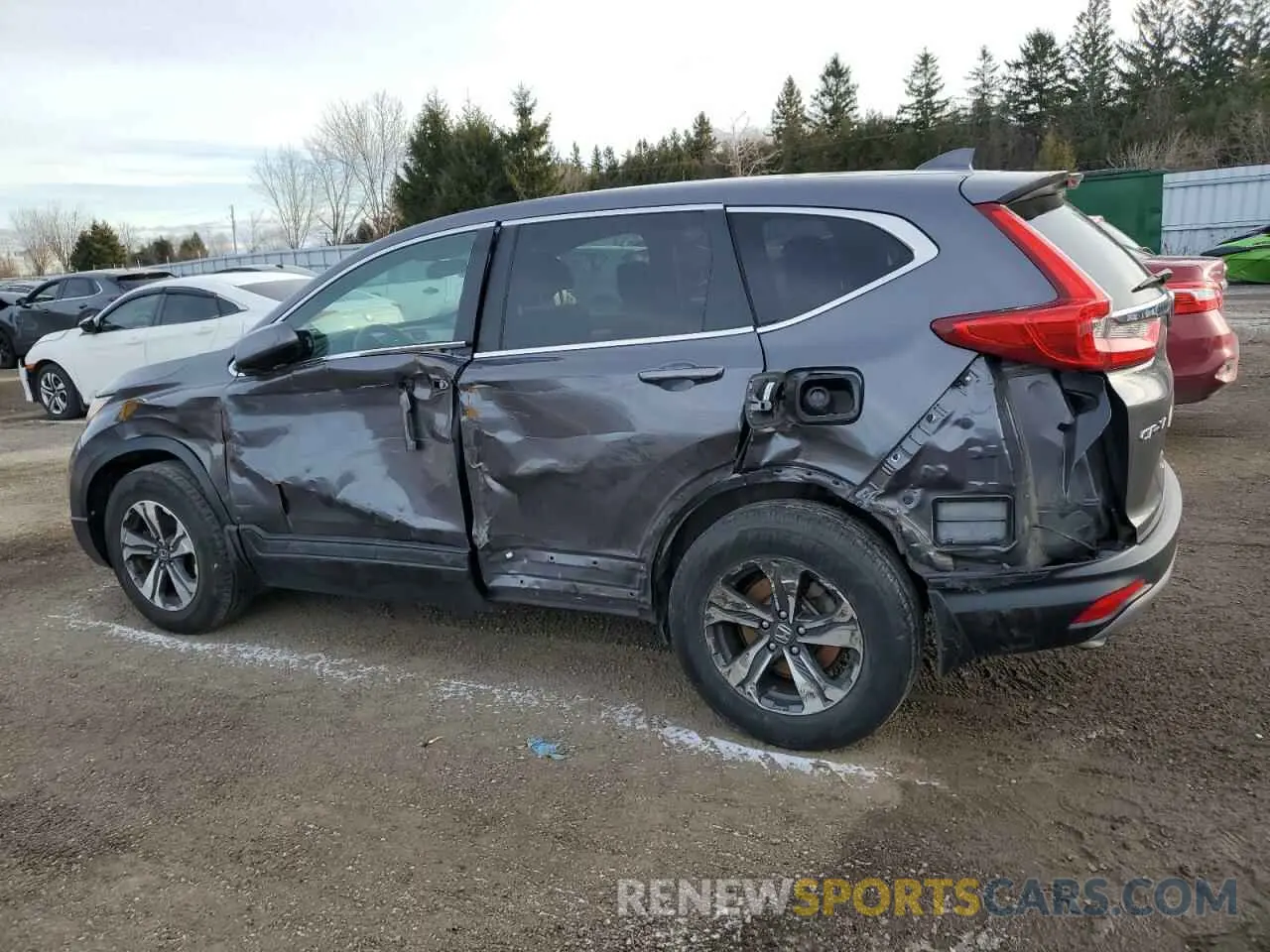 2 Photograph of a damaged car 2HKRW2H22KH135199 HONDA CRV 2019