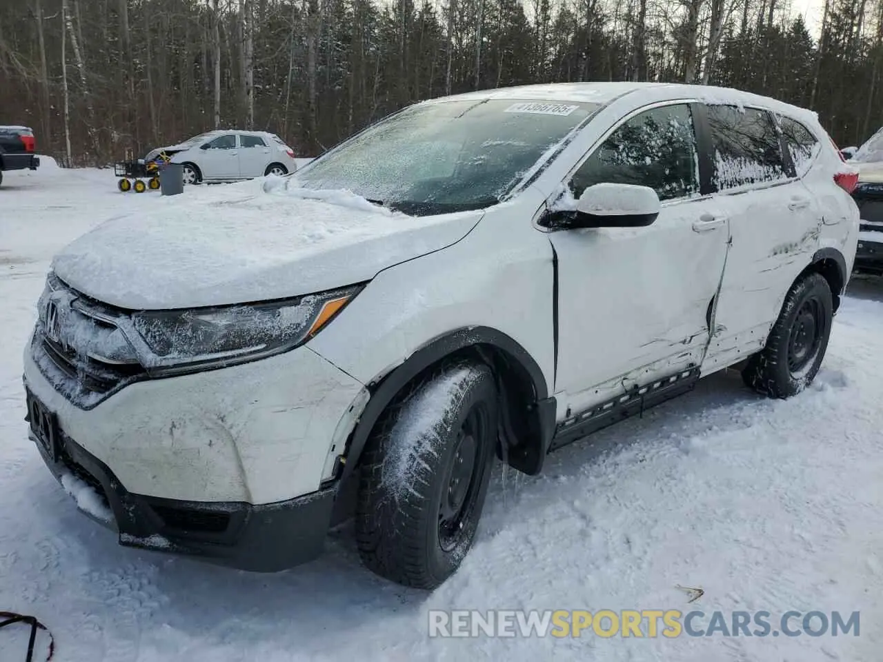 1 Photograph of a damaged car 2HKRW2H23KH123921 HONDA CRV 2019