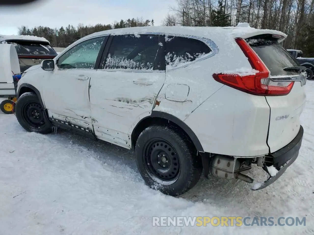 2 Photograph of a damaged car 2HKRW2H23KH123921 HONDA CRV 2019