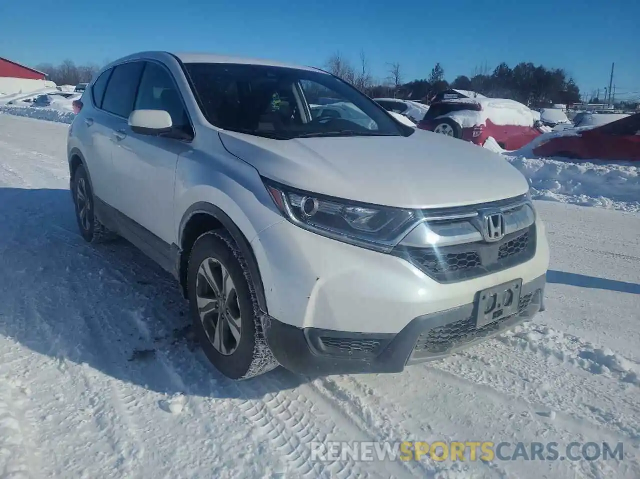 1 Photograph of a damaged car 2HKRW2H27KH119015 HONDA CRV 2019