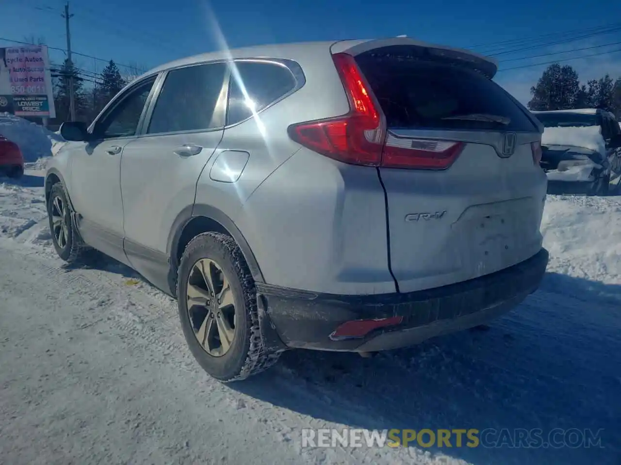 3 Photograph of a damaged car 2HKRW2H27KH119015 HONDA CRV 2019