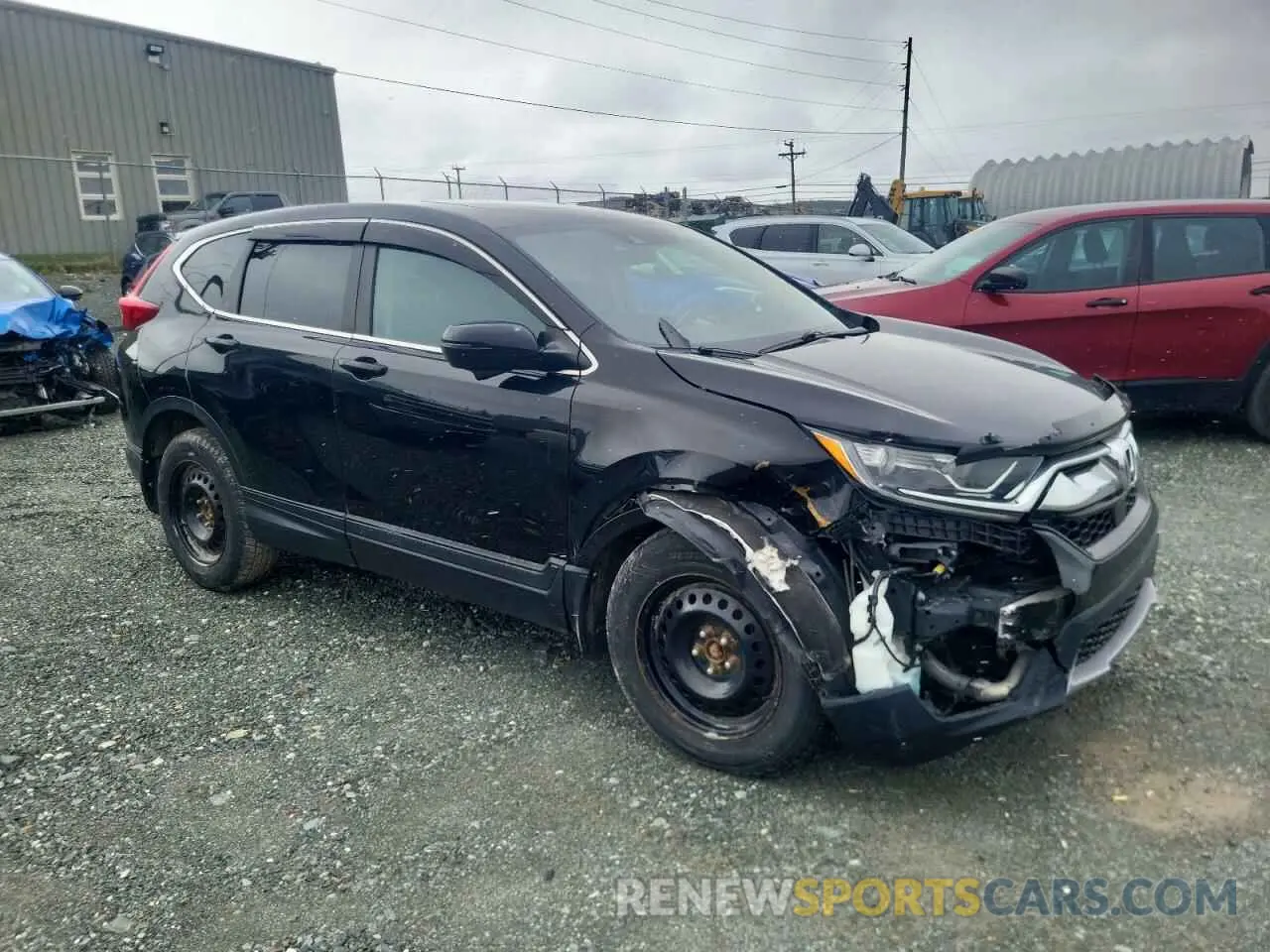 4 Photograph of a damaged car 2HKRW2H50KH142324 HONDA CRV 2019
