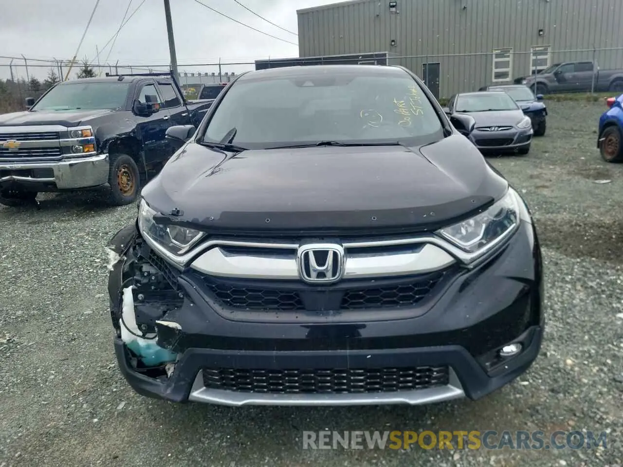 5 Photograph of a damaged car 2HKRW2H50KH142324 HONDA CRV 2019