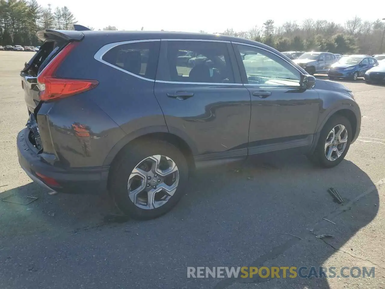 3 Photograph of a damaged car 2HKRW2H50KH654679 HONDA CRV 2019