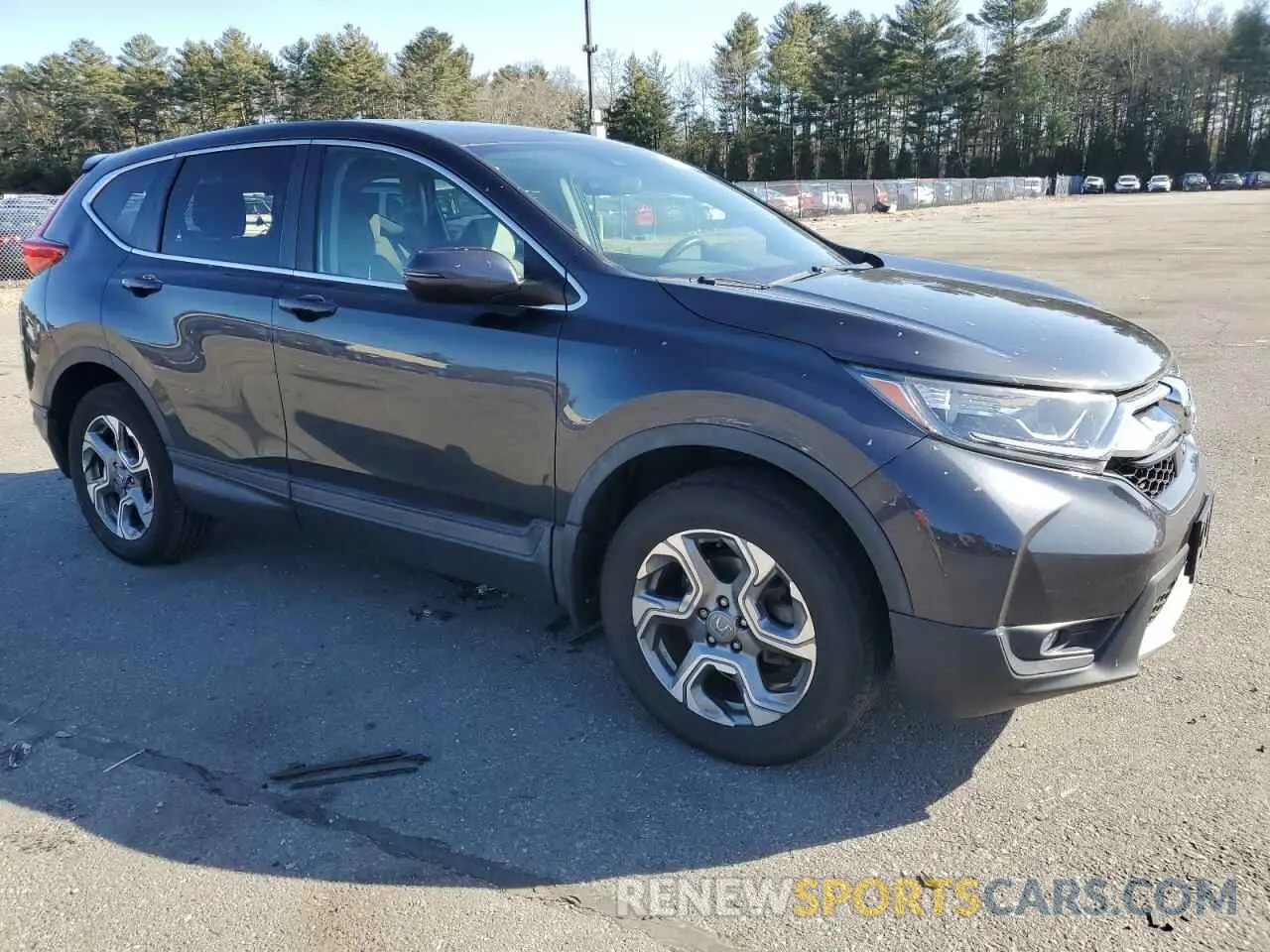 4 Photograph of a damaged car 2HKRW2H50KH654679 HONDA CRV 2019