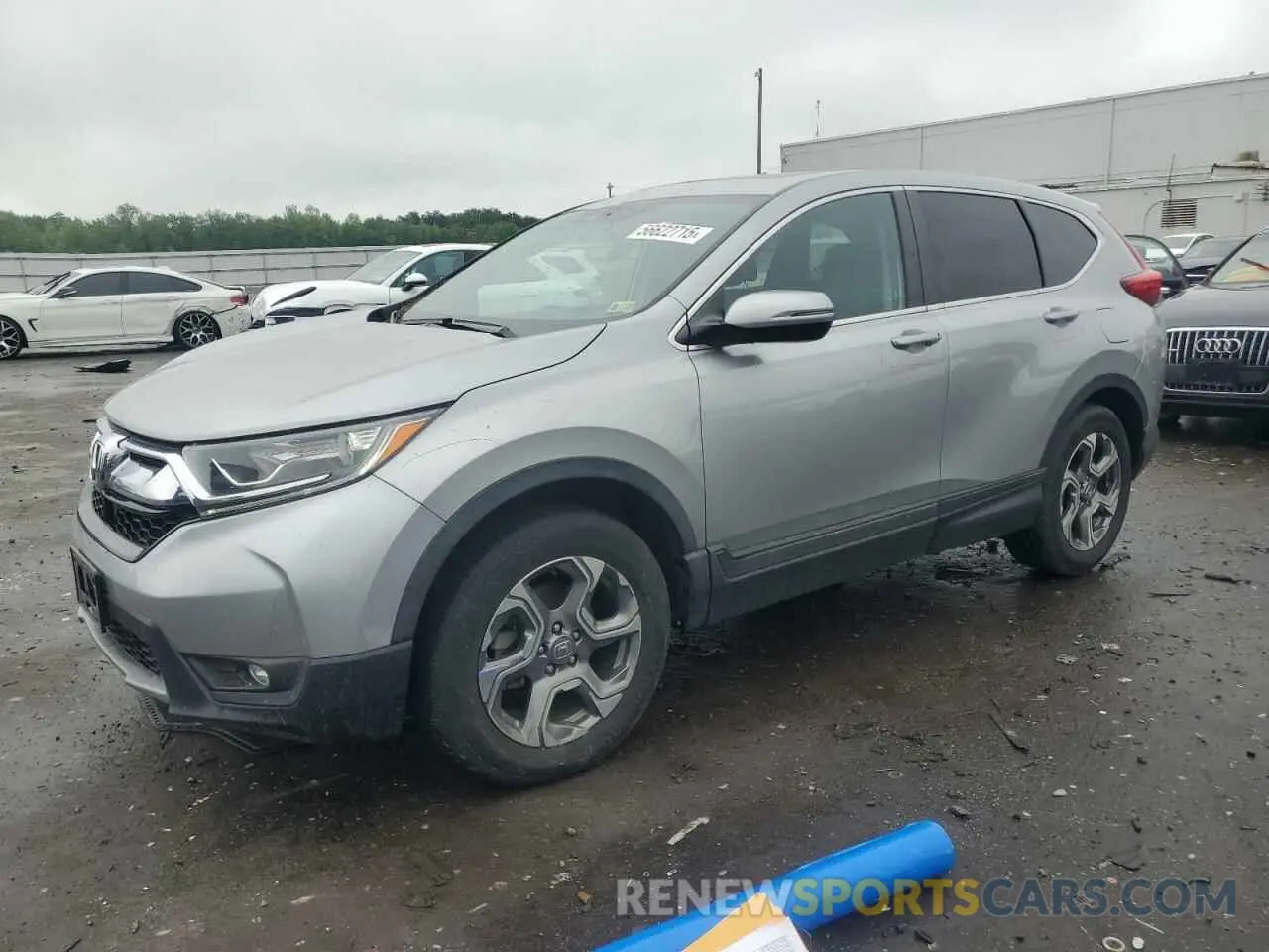 1 Photograph of a damaged car 2HKRW2H51KH609282 HONDA CRV 2019