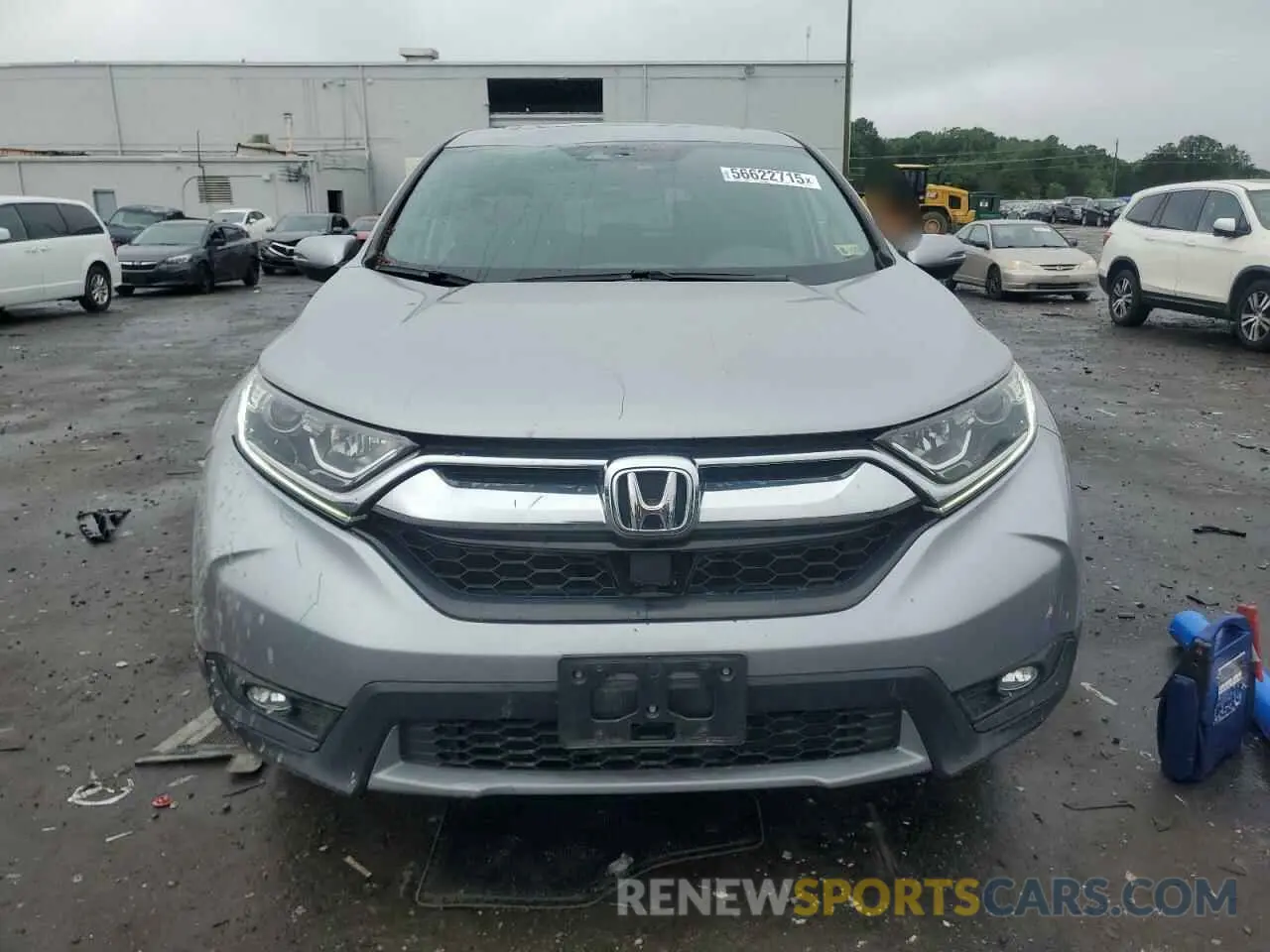 5 Photograph of a damaged car 2HKRW2H51KH609282 HONDA CRV 2019