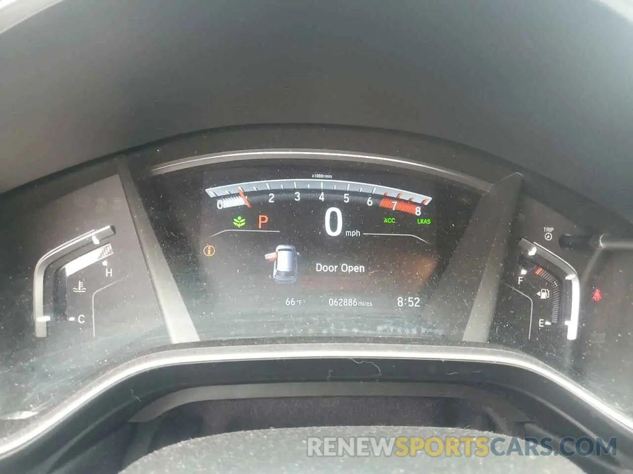 9 Photograph of a damaged car 2HKRW2H51KH609282 HONDA CRV 2019