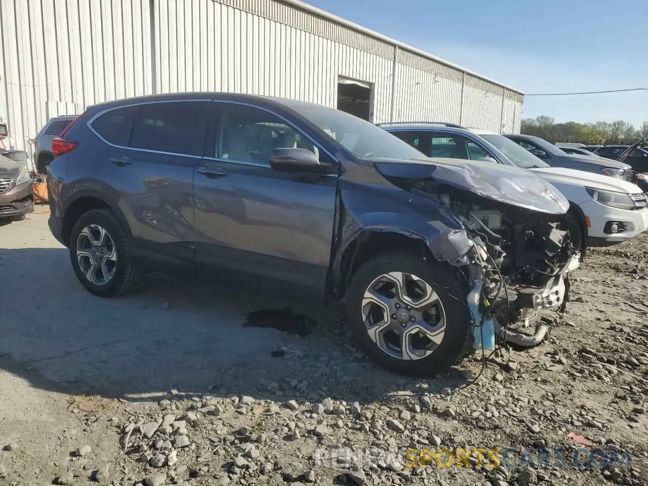 4 Photograph of a damaged car 2HKRW2H51KH626714 HONDA CRV 2019