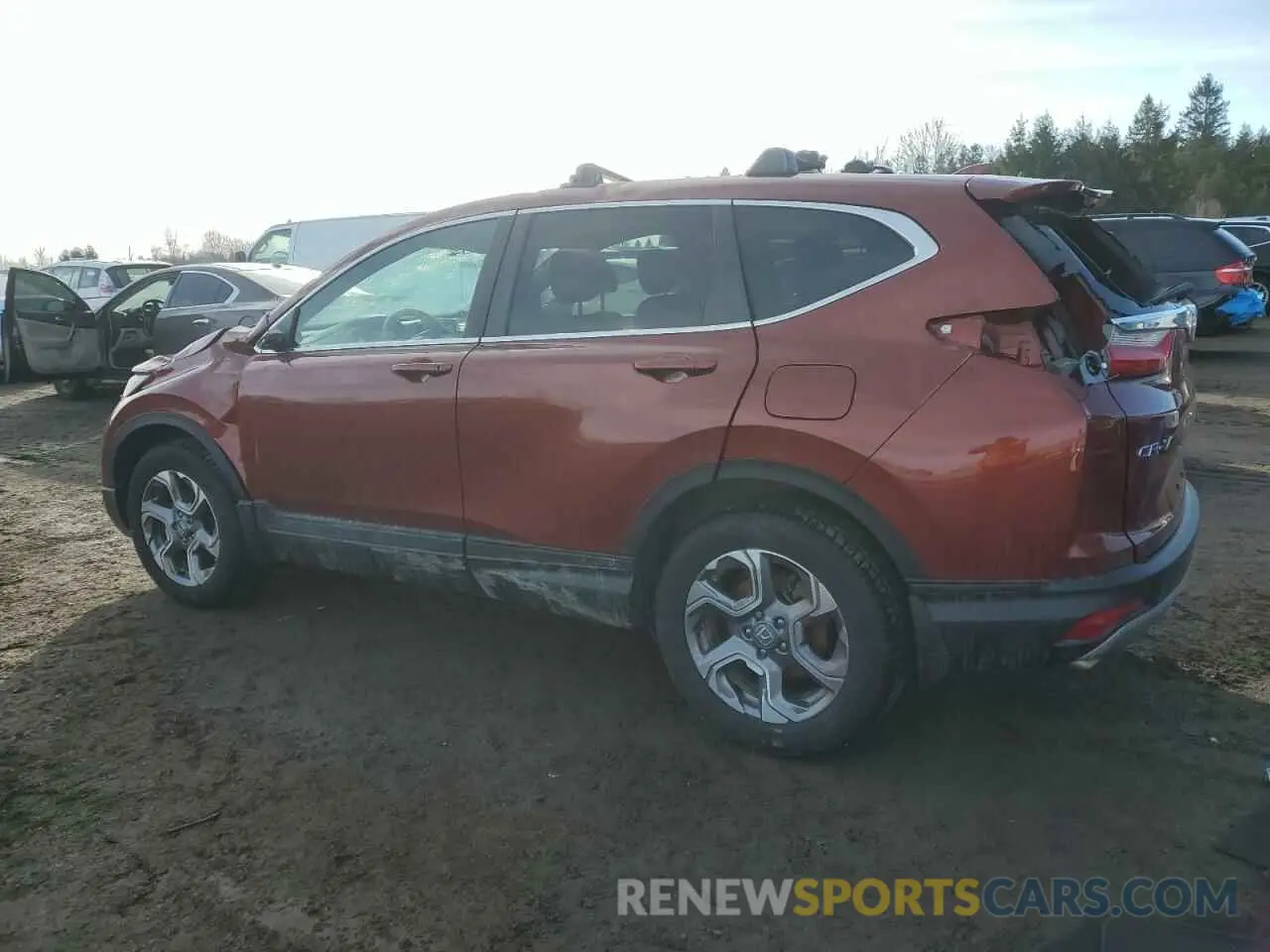 2 Photograph of a damaged car 2HKRW2H52KH144799 HONDA CRV 2019