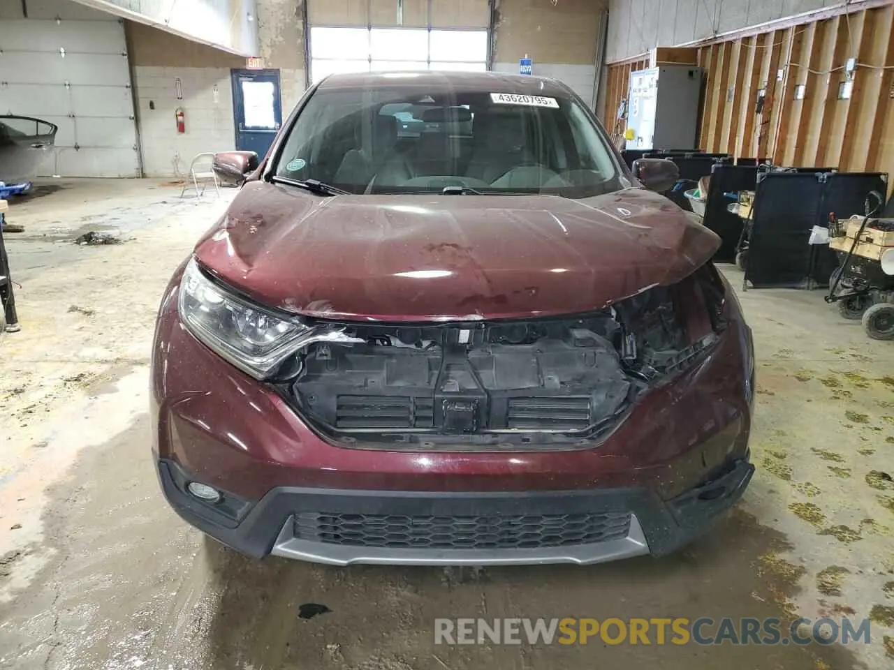 5 Photograph of a damaged car 2HKRW2H52KH655333 HONDA CRV 2019