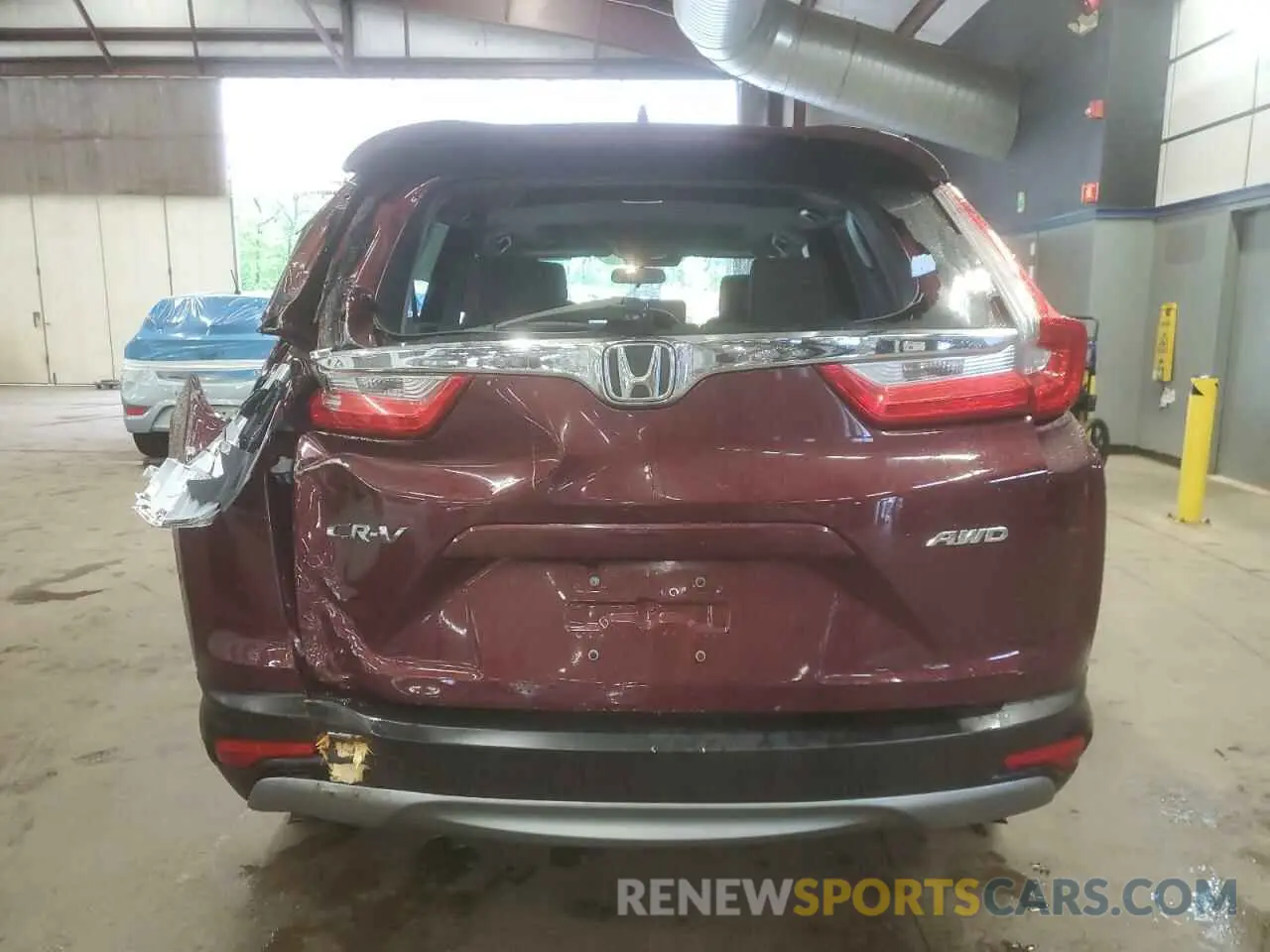 6 Photograph of a damaged car 2HKRW2H52KH662962 HONDA CRV 2019