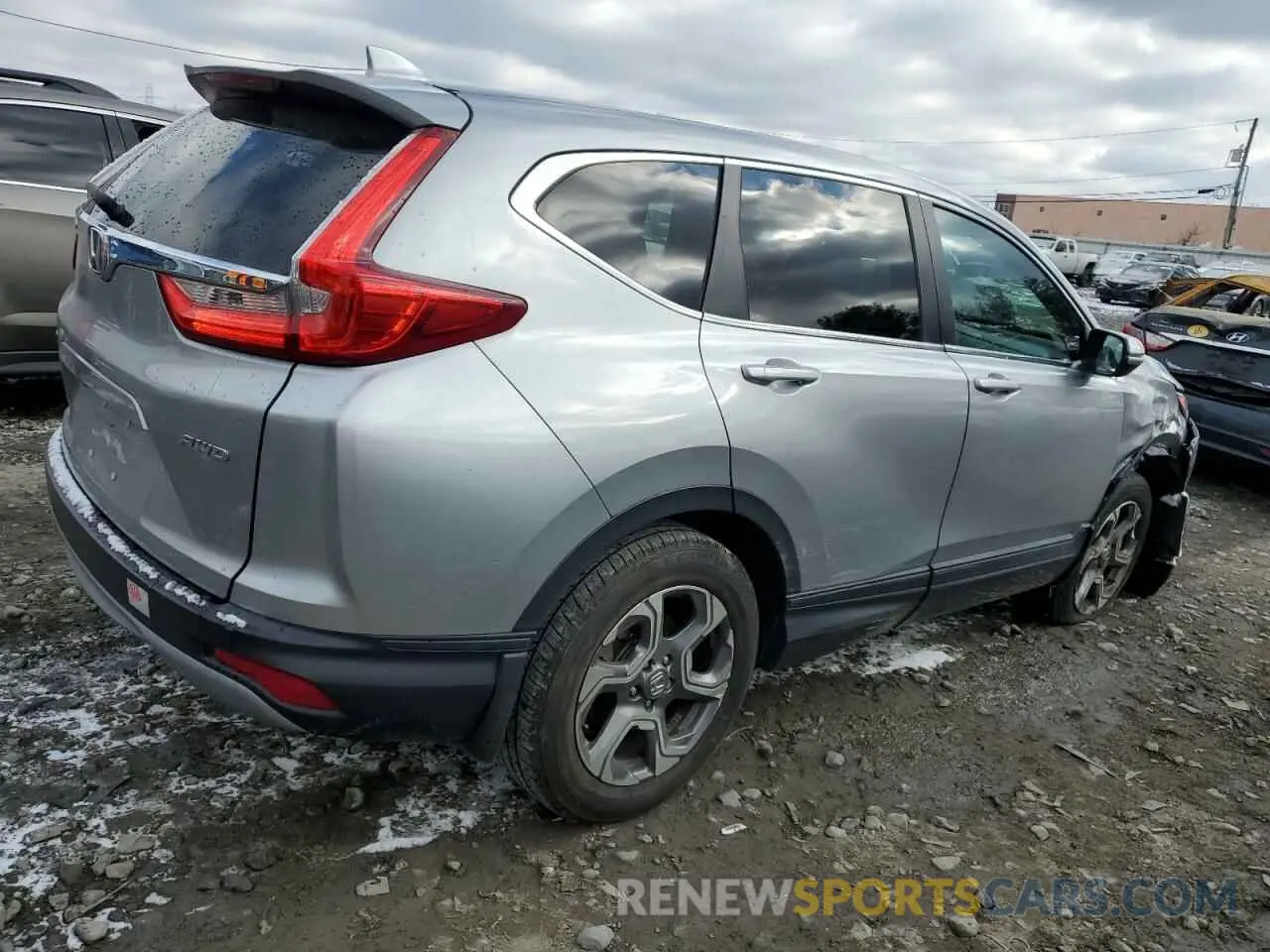 3 Photograph of a damaged car 2HKRW2H53KH640100 HONDA CRV 2019