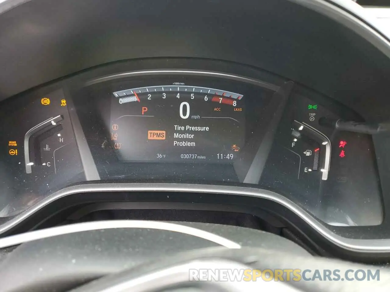 9 Photograph of a damaged car 2HKRW2H53KH640100 HONDA CRV 2019