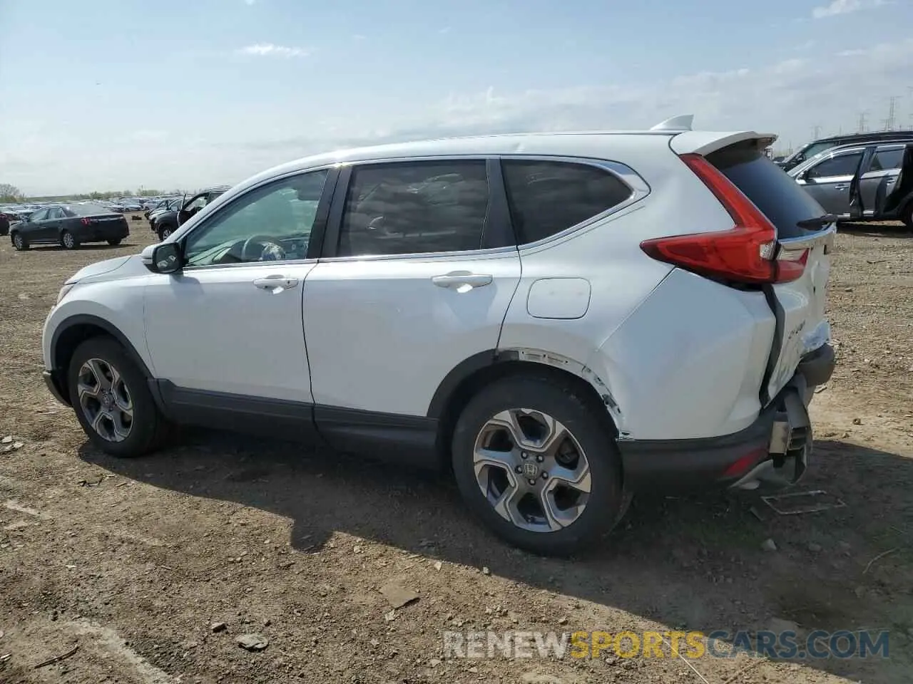 2 Photograph of a damaged car 2HKRW2H53KH665028 HONDA CRV 2019
