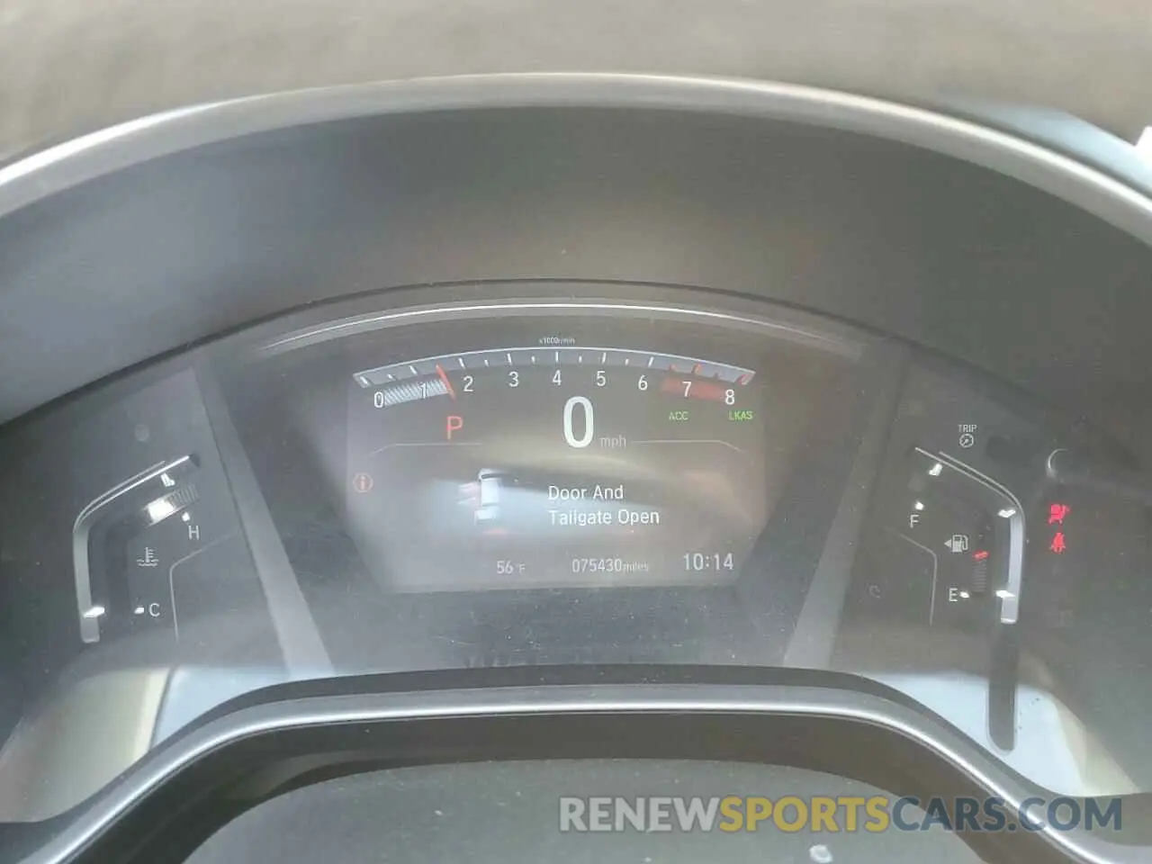 9 Photograph of a damaged car 2HKRW2H53KH665028 HONDA CRV 2019
