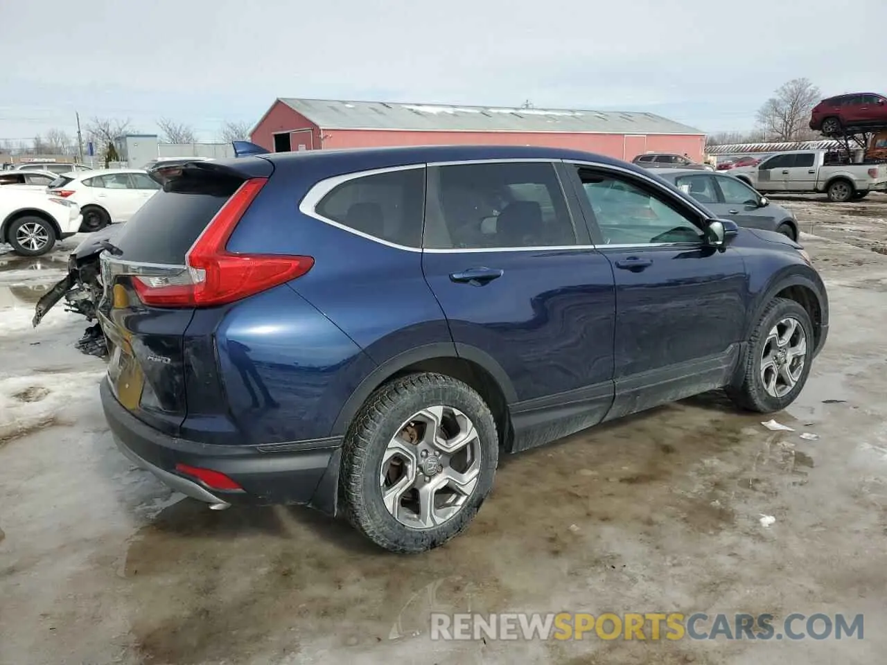 3 Photograph of a damaged car 2HKRW2H54KH146022 HONDA CRV 2019