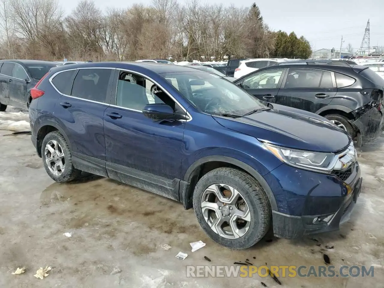 4 Photograph of a damaged car 2HKRW2H54KH146022 HONDA CRV 2019