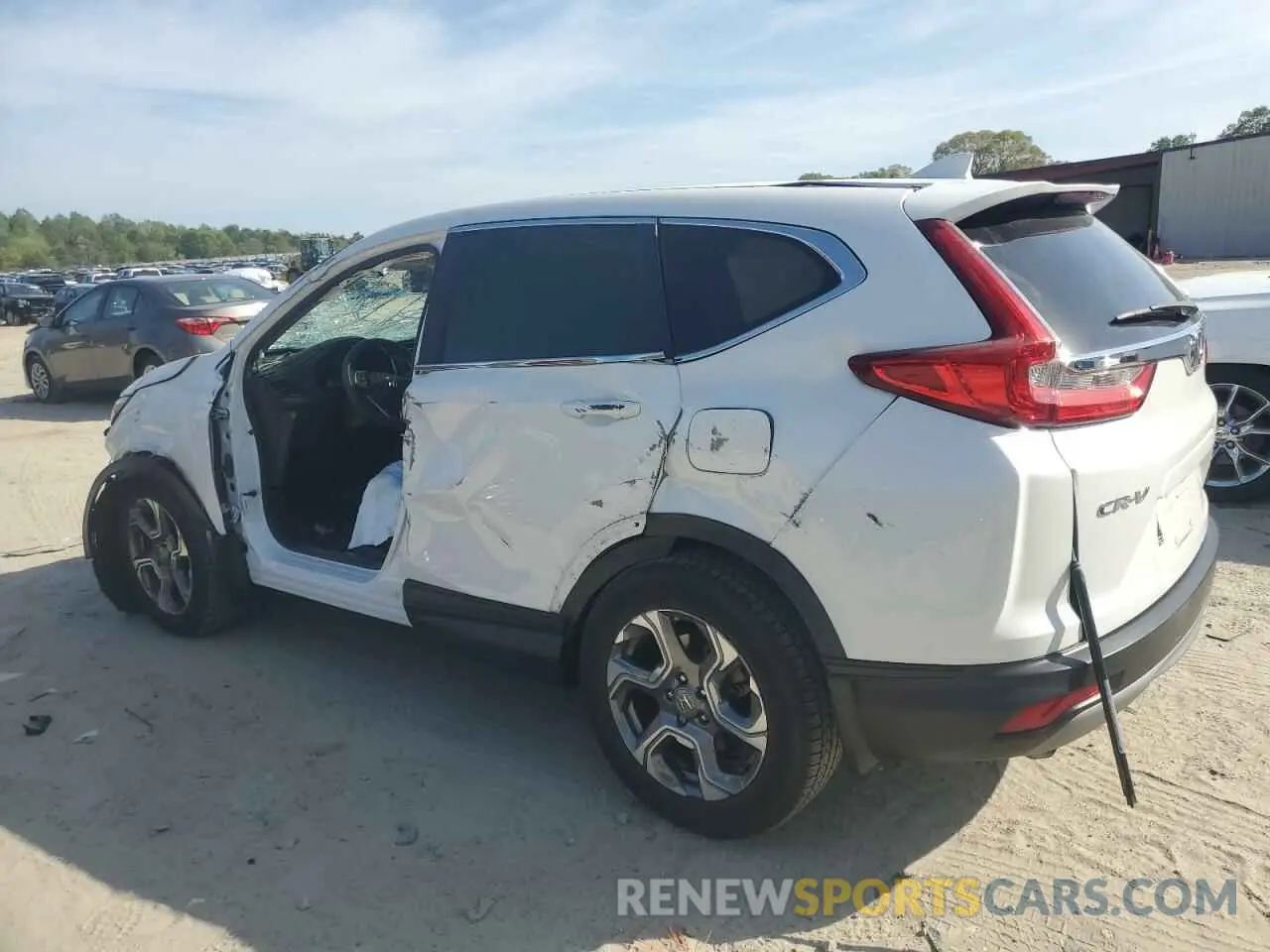 2 Photograph of a damaged car 2HKRW2H54KH652191 HONDA CRV 2019
