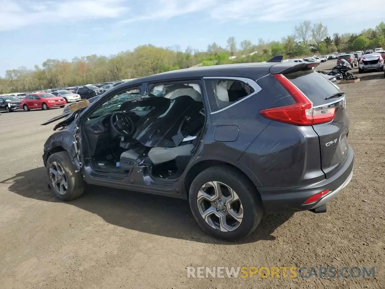 2 Photograph of a damaged car 2HKRW2H54KH666690 HONDA CRV 2019