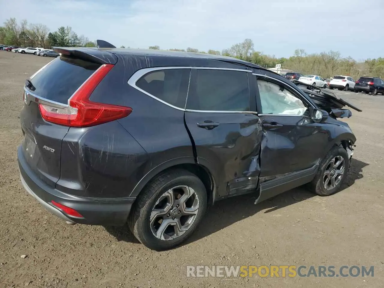 3 Photograph of a damaged car 2HKRW2H54KH666690 HONDA CRV 2019