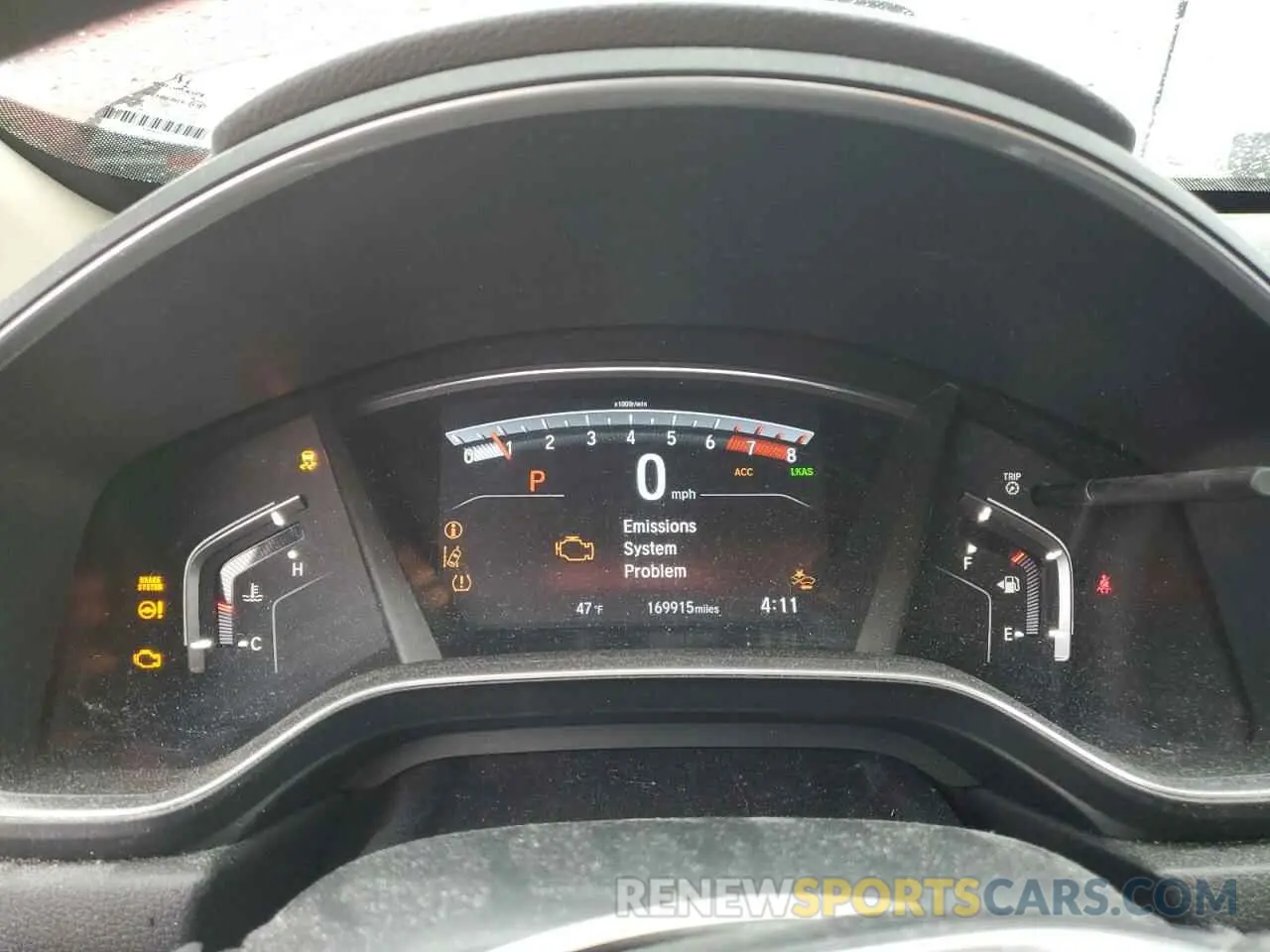 9 Photograph of a damaged car 2HKRW2H56KH651298 HONDA CRV 2019