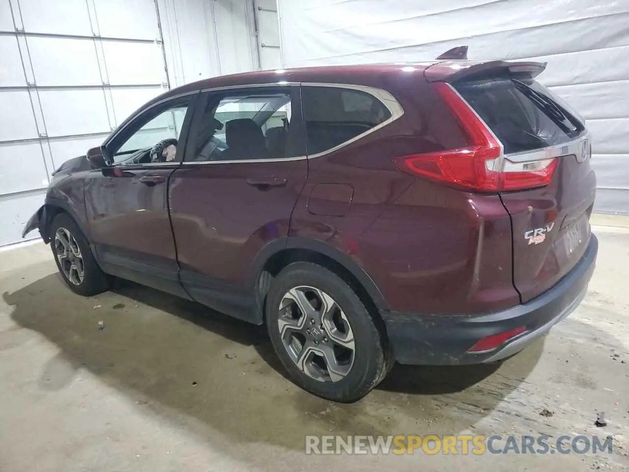 2 Photograph of a damaged car 2HKRW2H56KH662849 HONDA CRV 2019
