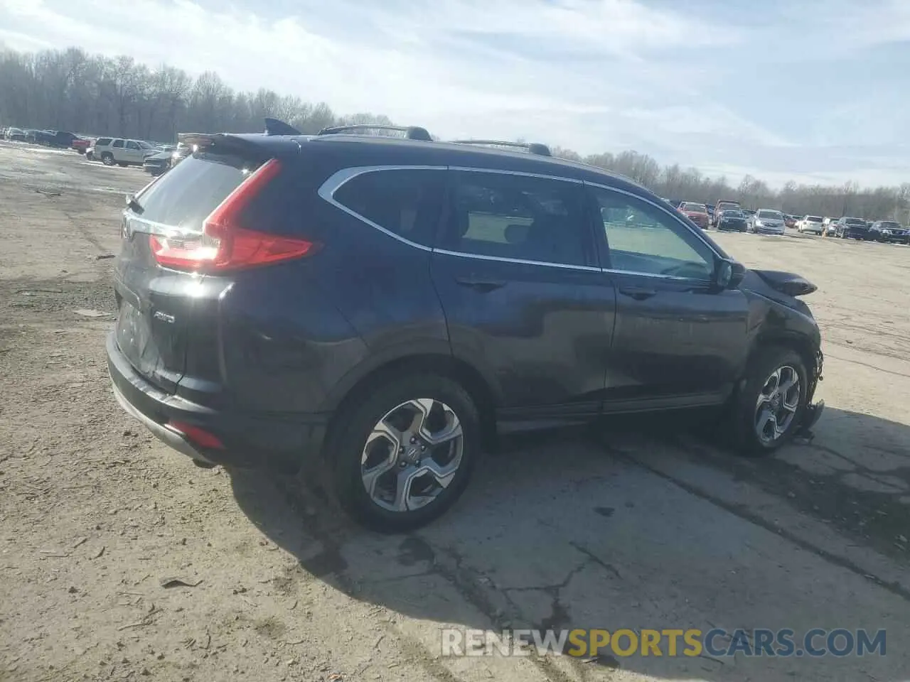 3 Photograph of a damaged car 2HKRW2H56KH671597 HONDA CRV 2019