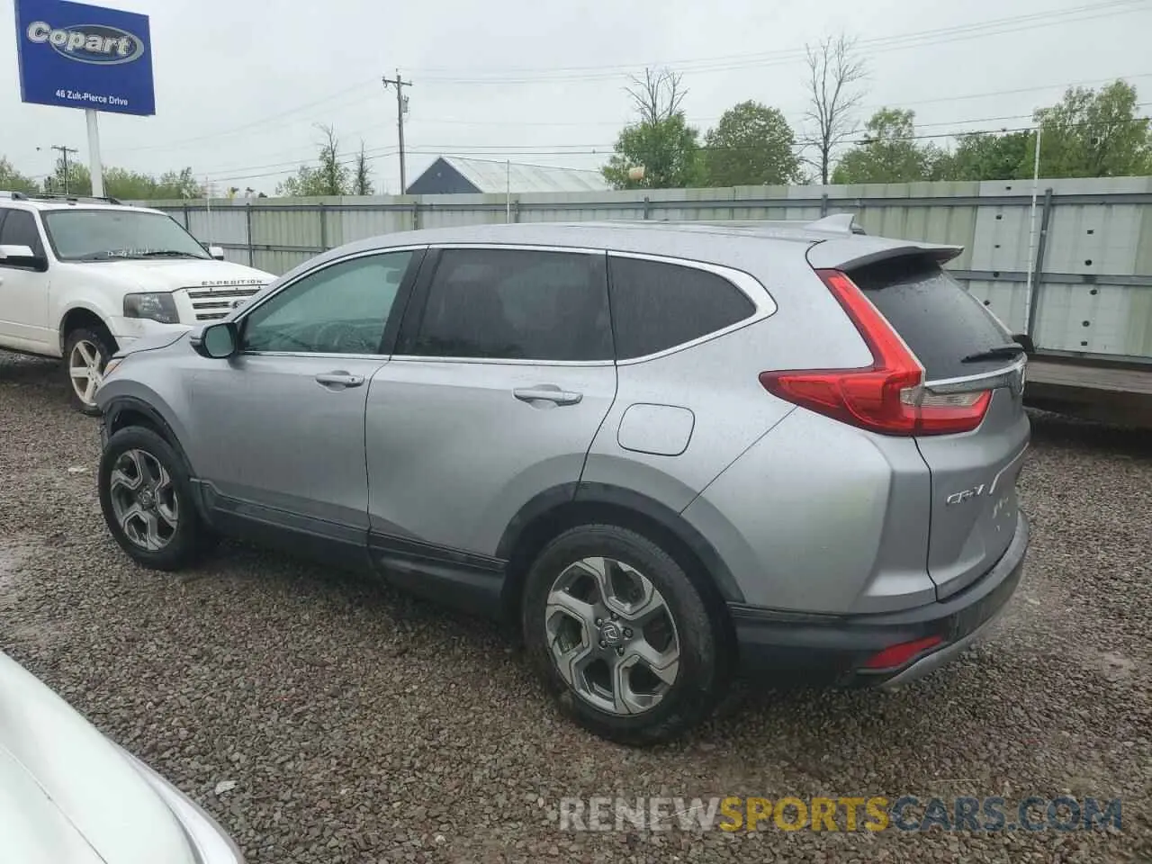 2 Photograph of a damaged car 2HKRW2H57KH605754 HONDA CRV 2019