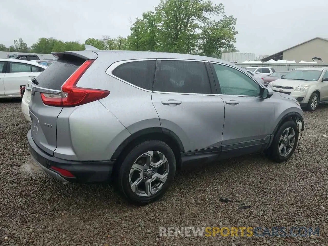 3 Photograph of a damaged car 2HKRW2H57KH605754 HONDA CRV 2019