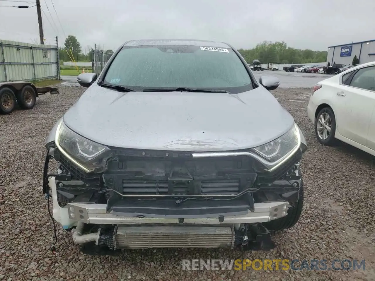5 Photograph of a damaged car 2HKRW2H57KH605754 HONDA CRV 2019