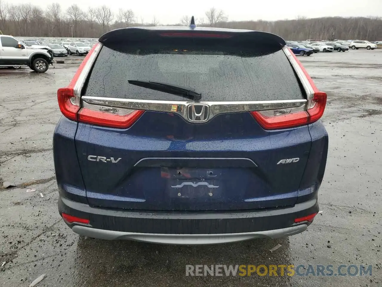 6 Photograph of a damaged car 2HKRW2H57KH621923 HONDA CRV 2019