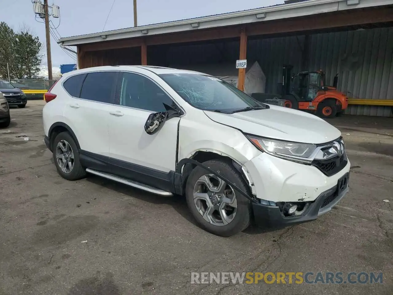 4 Photograph of a damaged car 2HKRW2H58KH603088 HONDA CRV 2019