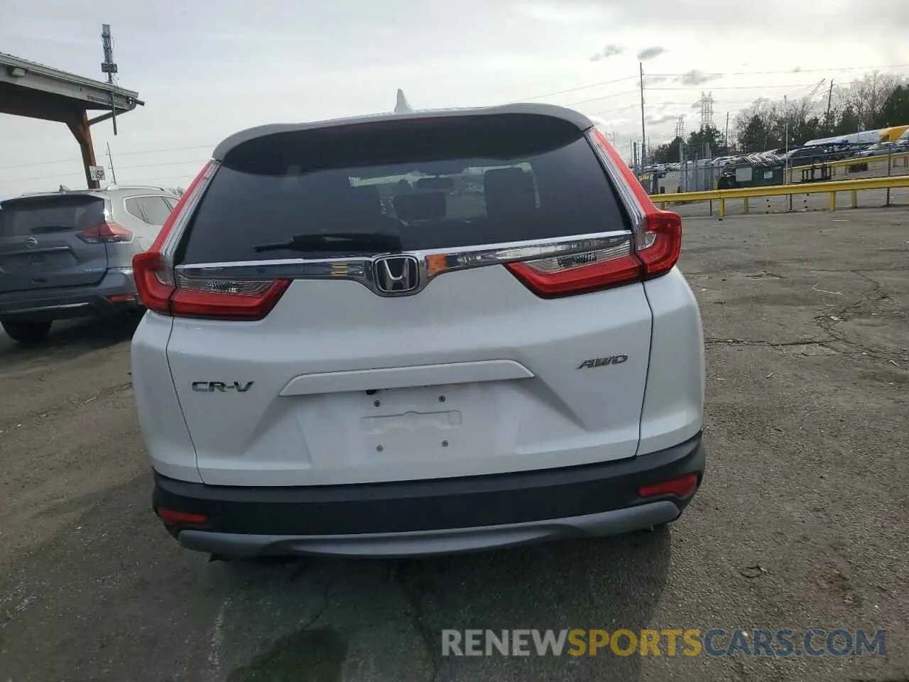 6 Photograph of a damaged car 2HKRW2H58KH603088 HONDA CRV 2019