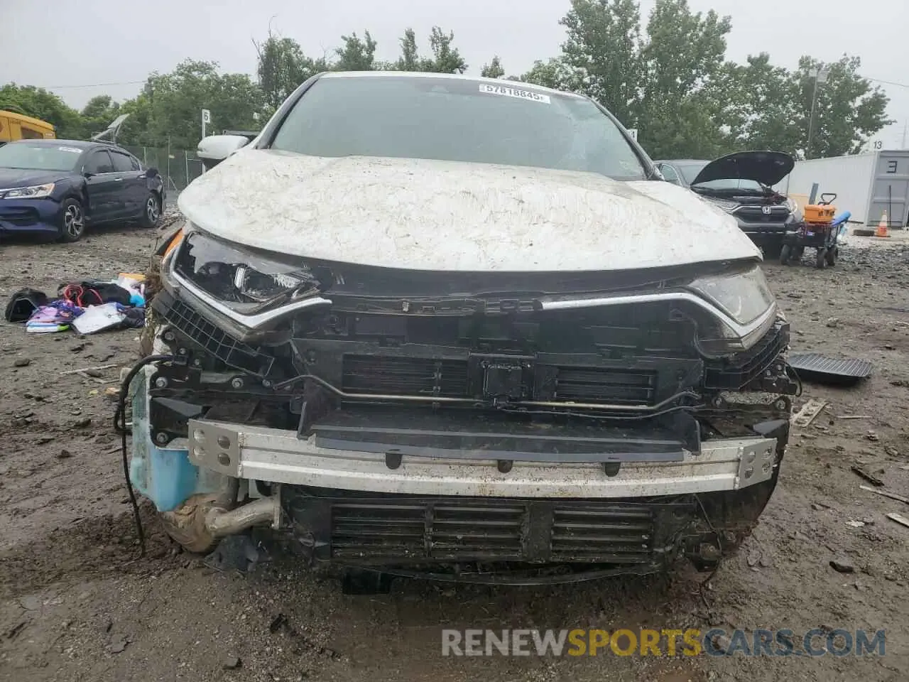5 Photograph of a damaged car 2HKRW2H59KH613032 HONDA CRV 2019
