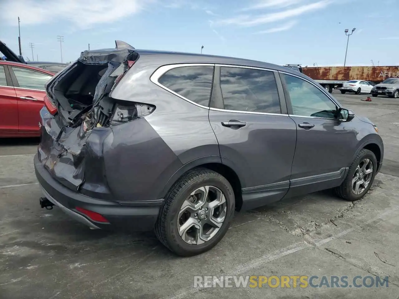 3 Photograph of a damaged car 2HKRW2H59KH650565 HONDA CRV 2019