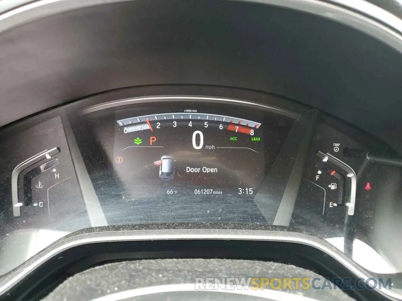 9 Photograph of a damaged car 2HKRW2H59KH650565 HONDA CRV 2019