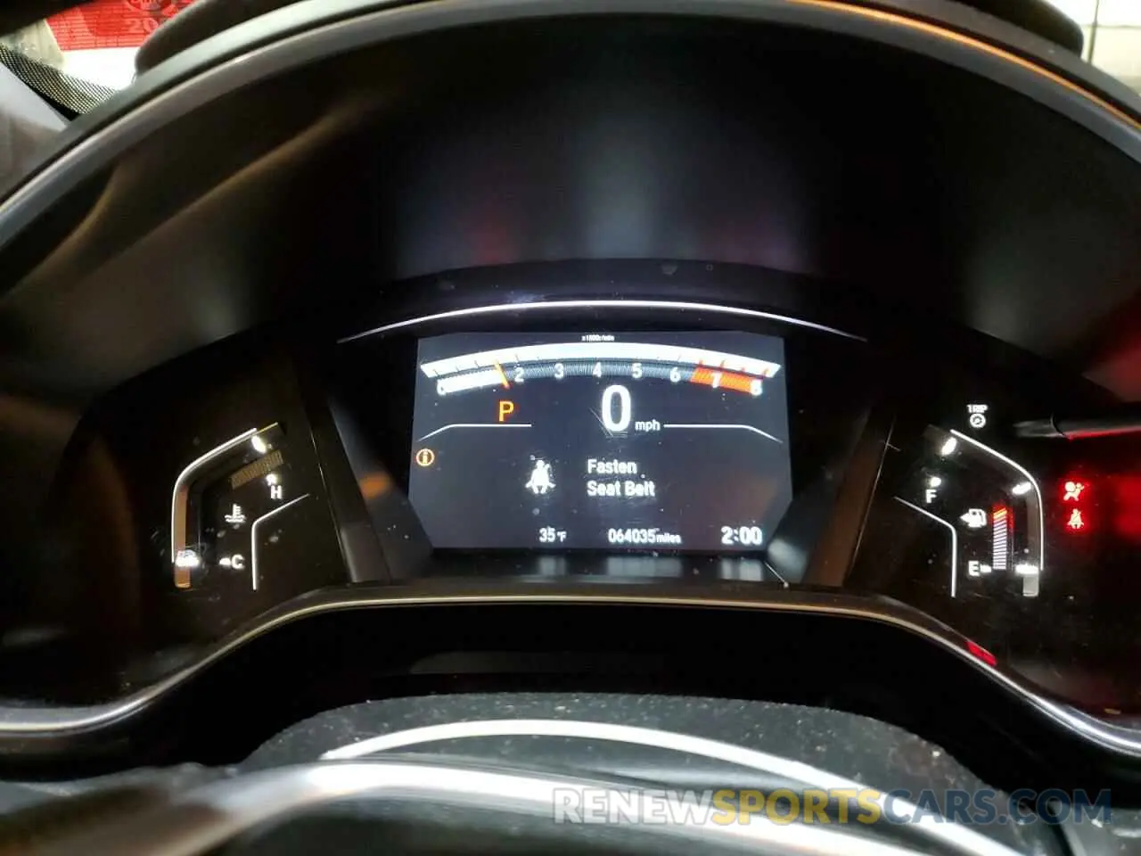 9 Photograph of a damaged car 2HKRW2H59KH670850 HONDA CRV 2019