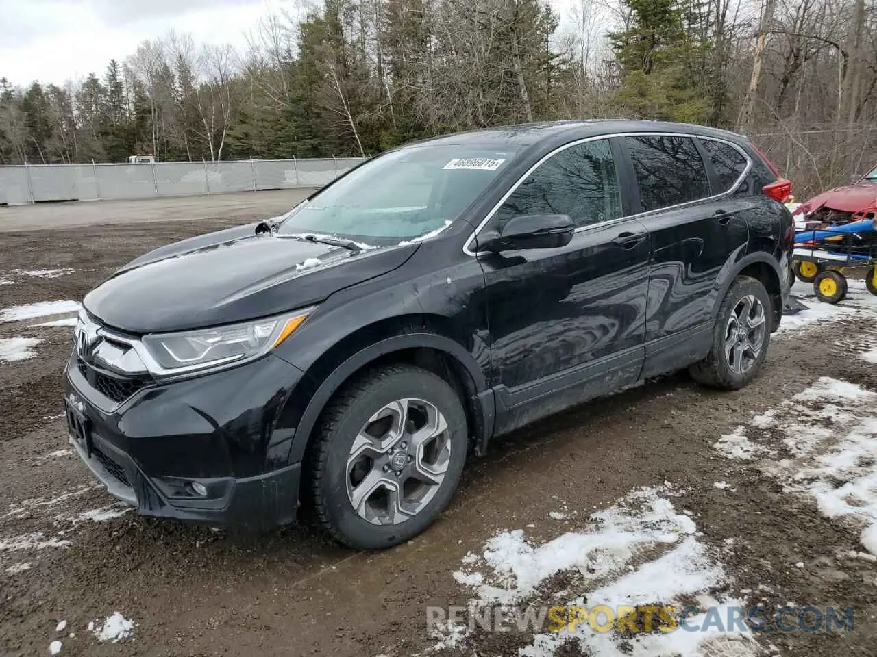 1 Photograph of a damaged car 2HKRW2H5XKH127779 HONDA CRV 2019