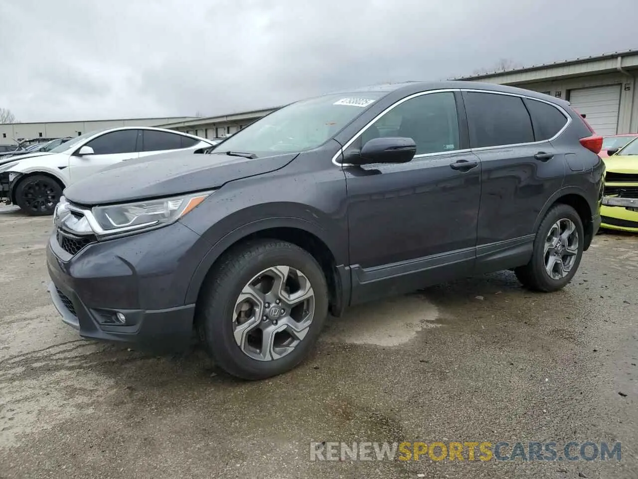 1 Photograph of a damaged car 2HKRW2H5XKH659887 HONDA CRV 2019
