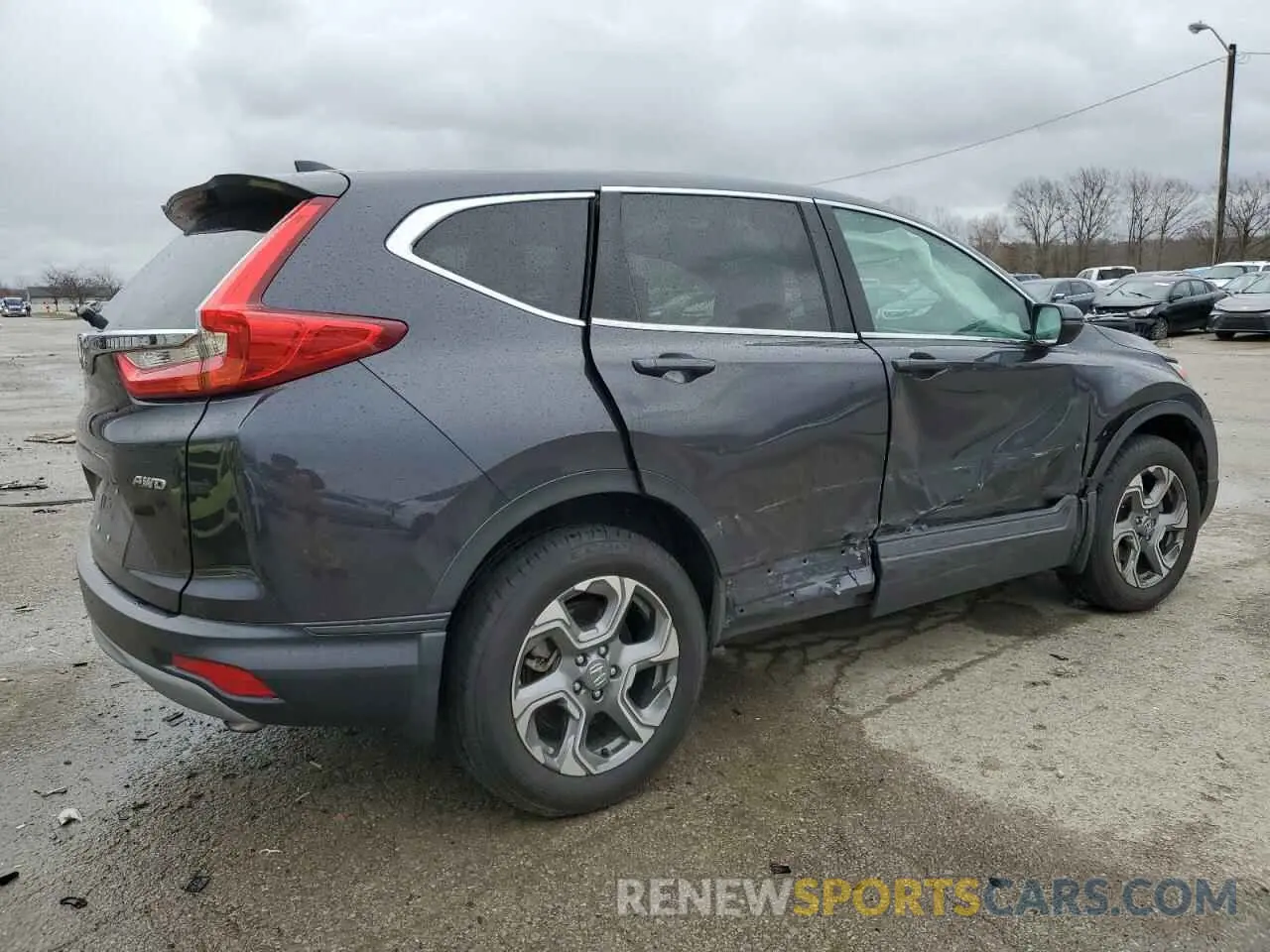 3 Photograph of a damaged car 2HKRW2H5XKH659887 HONDA CRV 2019